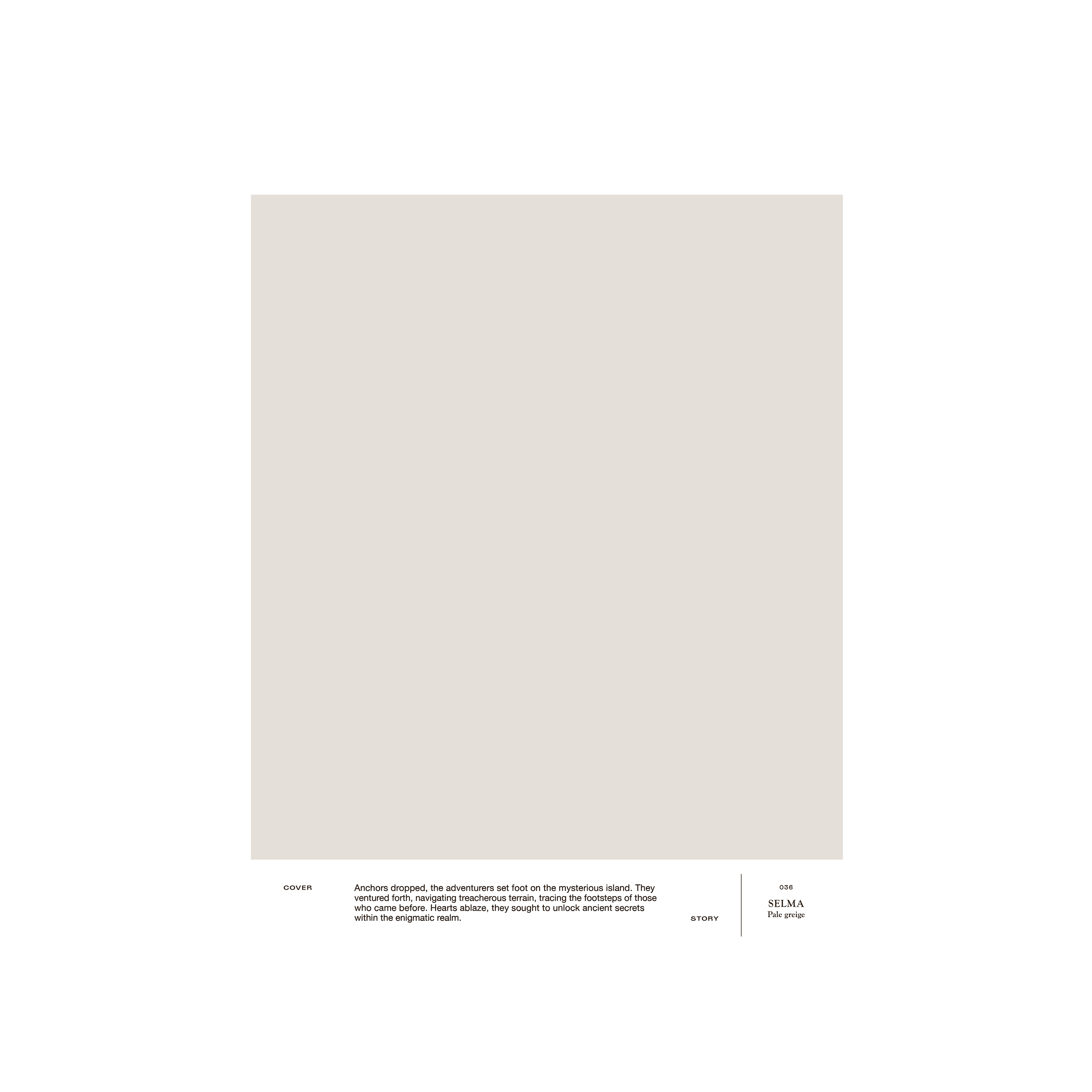 Grey paint sample set