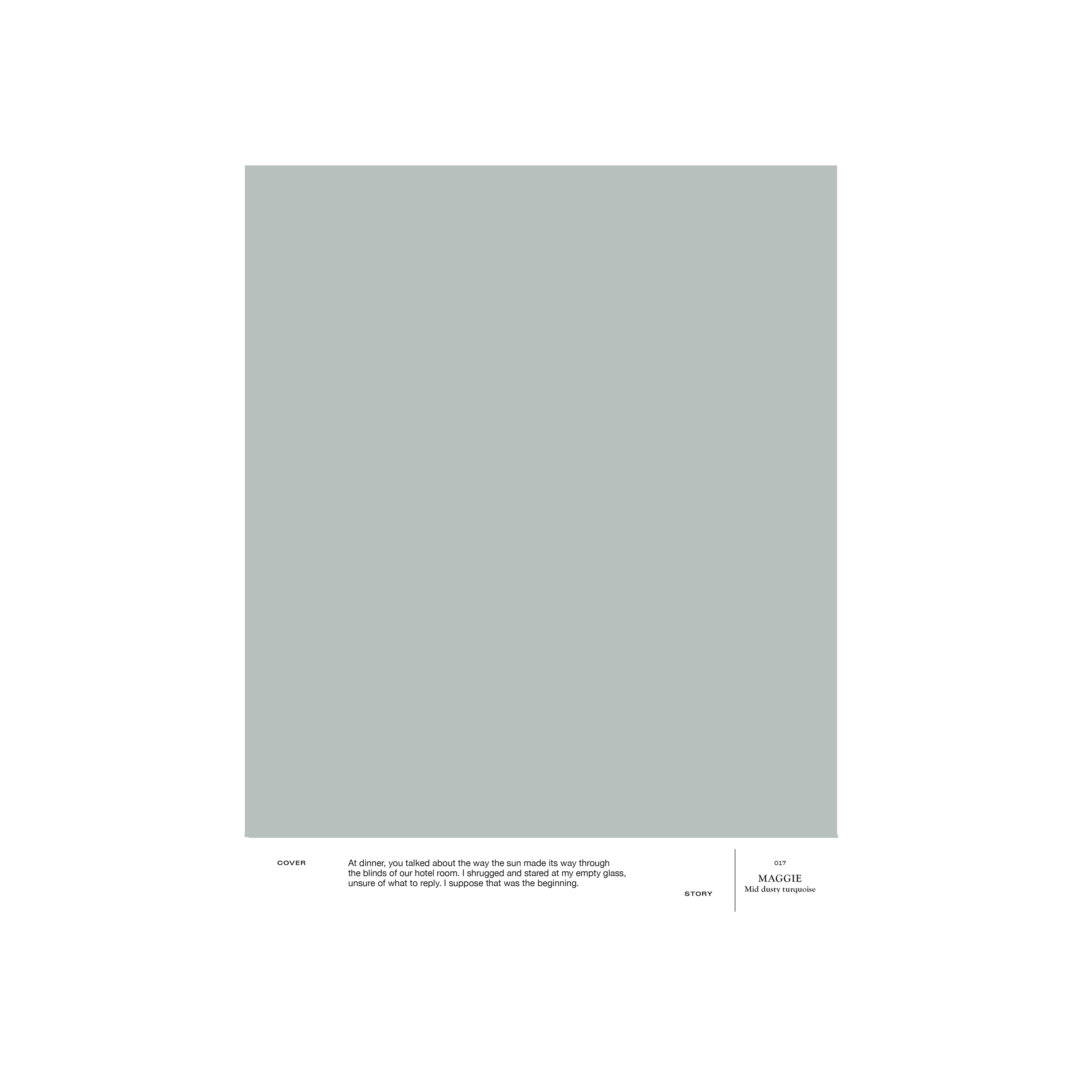 Green blue grey interior paint Cover Story 017 MAGGIE