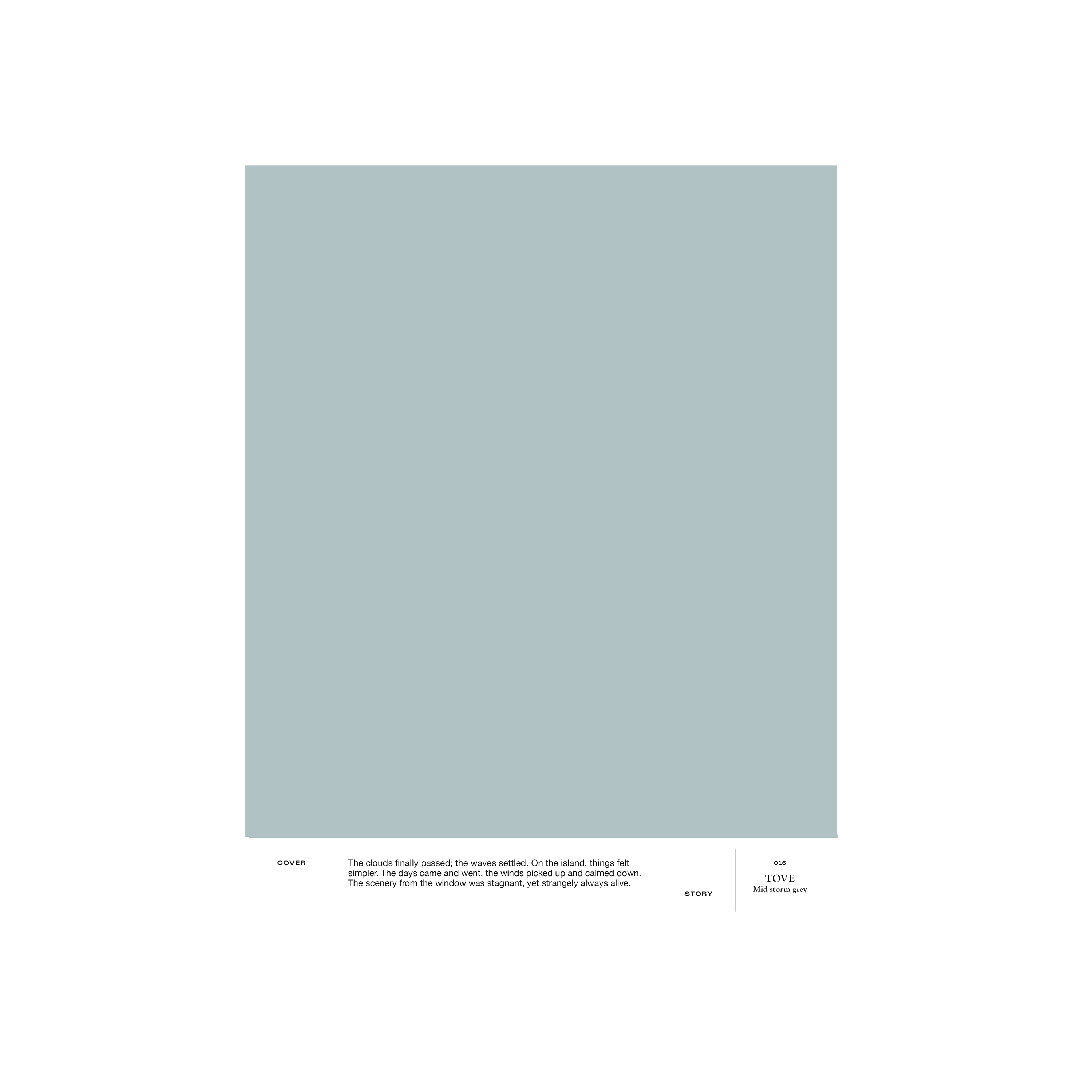 Blue paint sample set