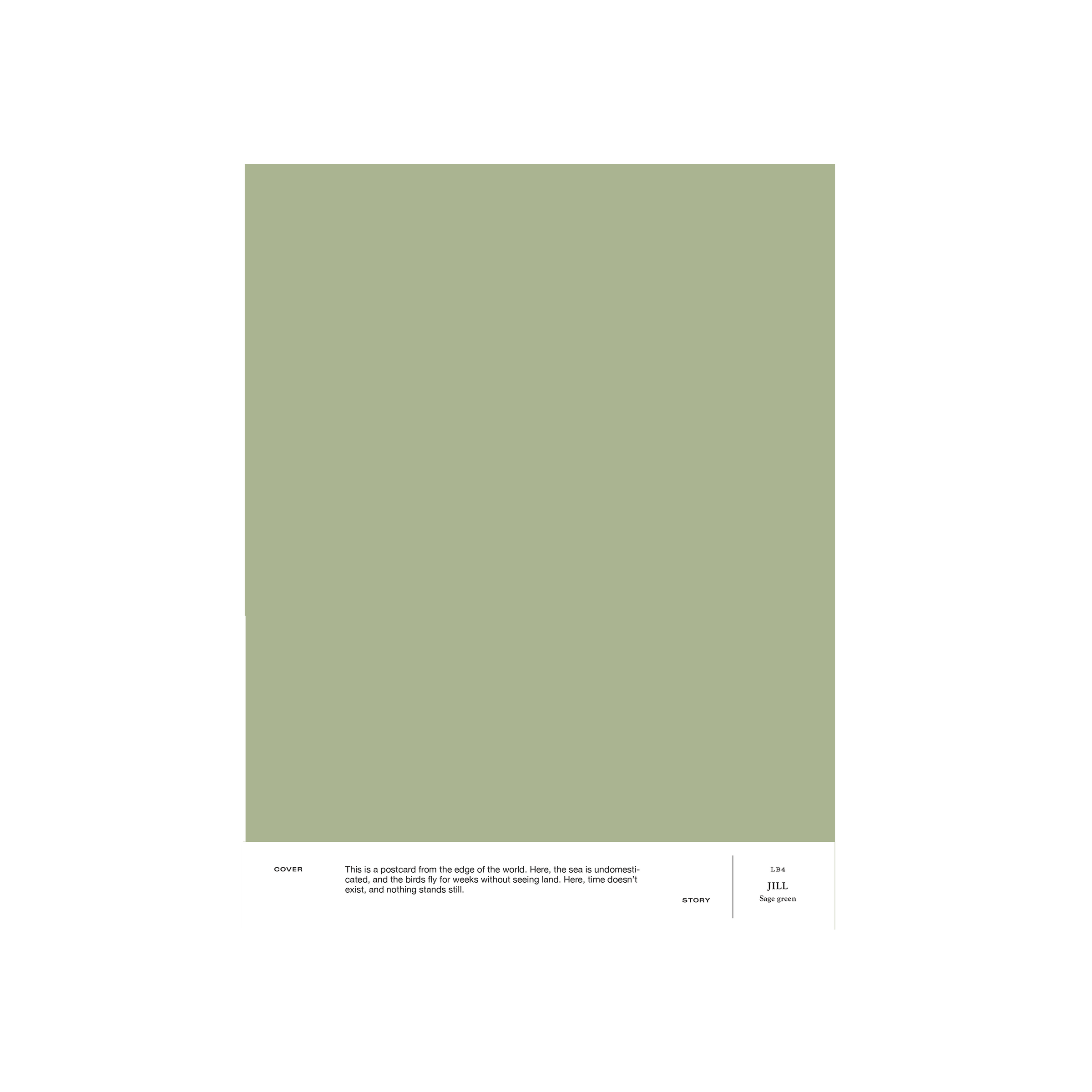 Green paint sample set